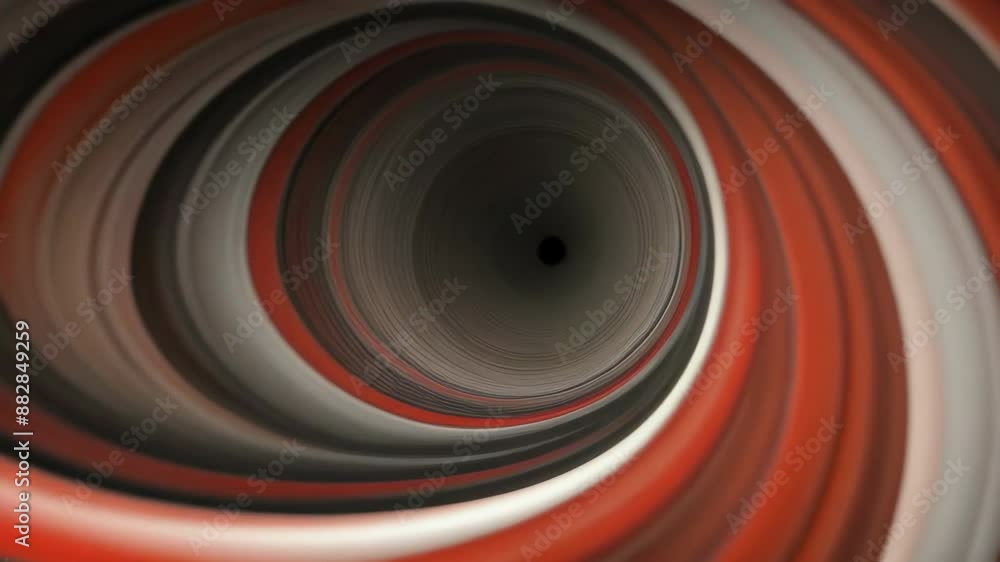 Swirling abstract striped background, hypnosis concept animation looped