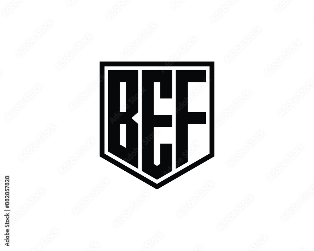 BEF logo design vector template. BEF logo design. BEF logo design vector template. BEF logo design.