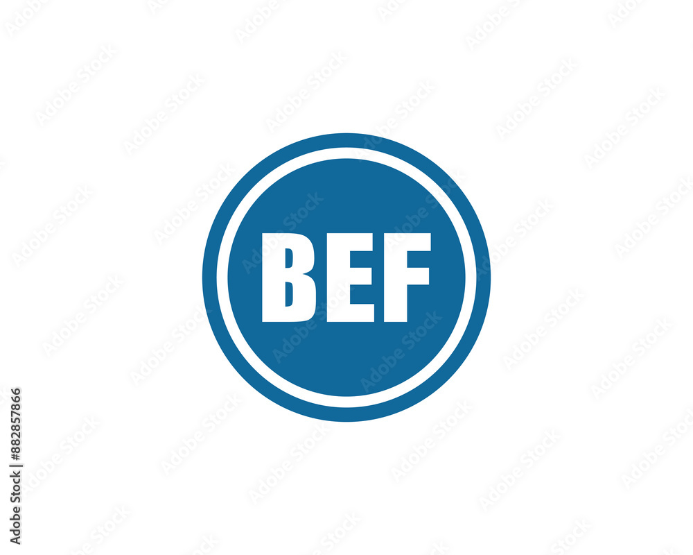 BEF logo design vector template. BEF logo design. BEF logo design vector template. BEF logo design.