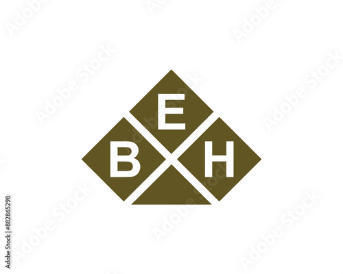 BEH Logo design vector template. BEH logo design.
