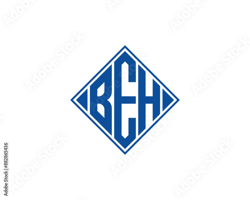 BEH Logo design vector template. BEH logo design.