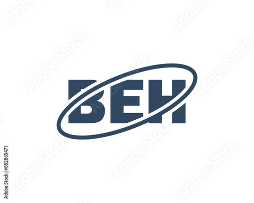 BEH Logo design vector template. BEH logo design.