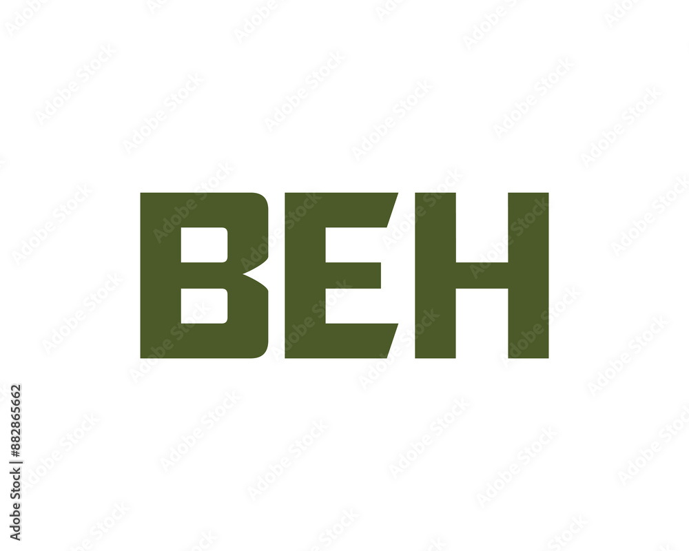 BEH Logo design vector template. BEH logo design. BEH Logo design vector template. BEH logo design.