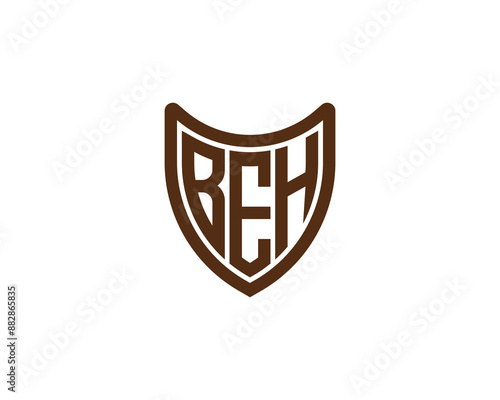 BEH Logo design vector template. BEH logo design.