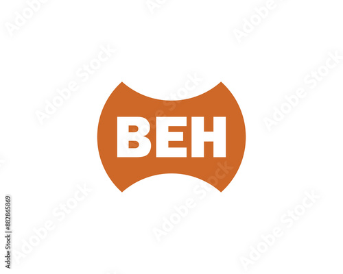 BEH Logo design vector template. BEH logo design.
