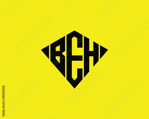 BEH Logo design vector template. BEH logo design.