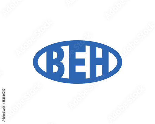 BEH Logo design vector template. BEH logo design.