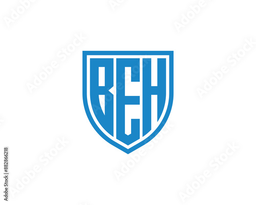 BEH Logo design vector template. BEH logo design.