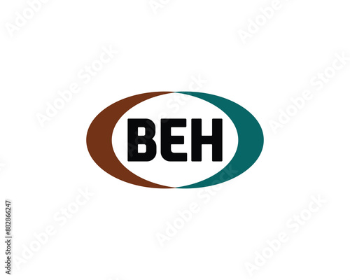 BEH Logo design vector template. BEH logo design.