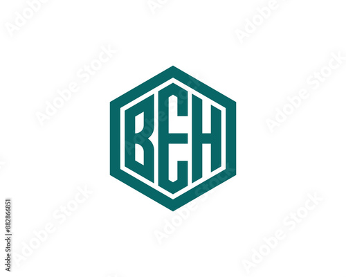 BEH Logo design vector template. BEH logo design.