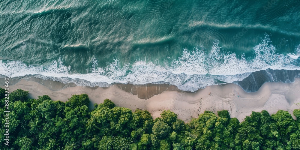 Fototapeta premium Aerial view from drone