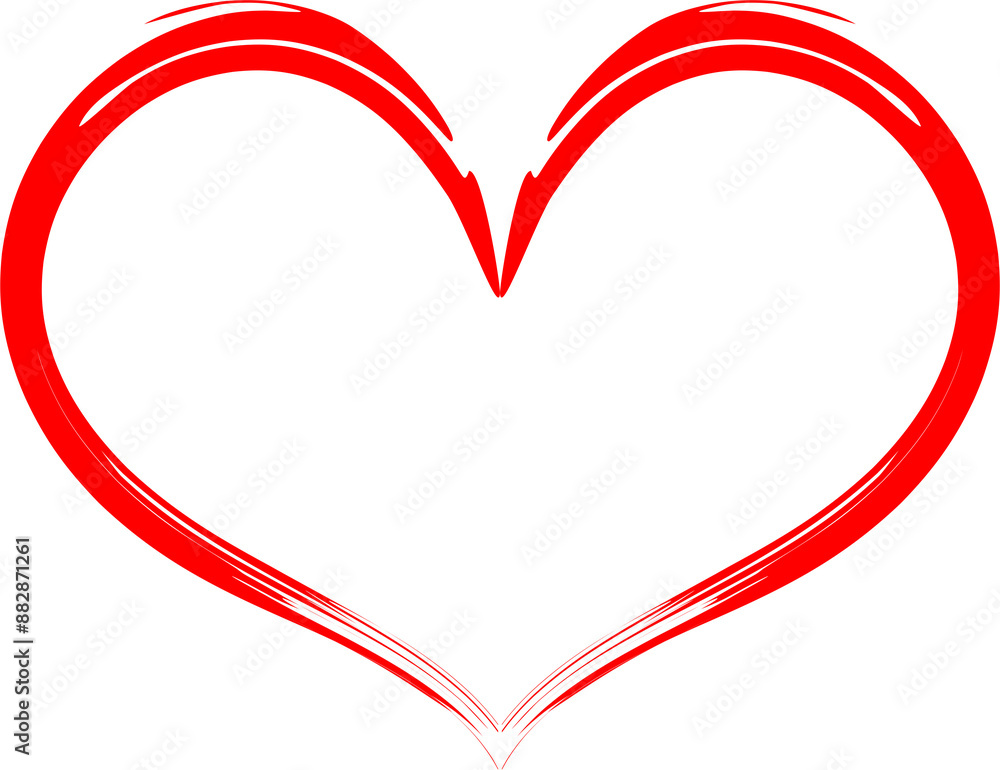 Red heart love icon Red heart love icon