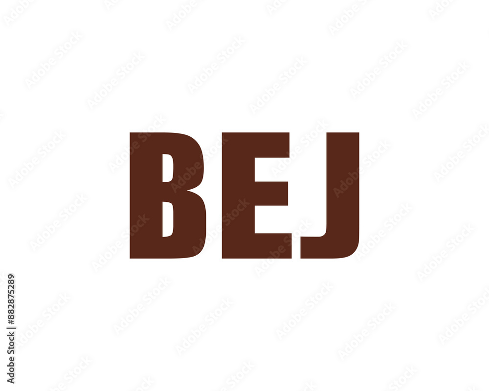 BEJ logo design vector template. BEJ logo design. BEJ logo design vector template. BEJ logo design.