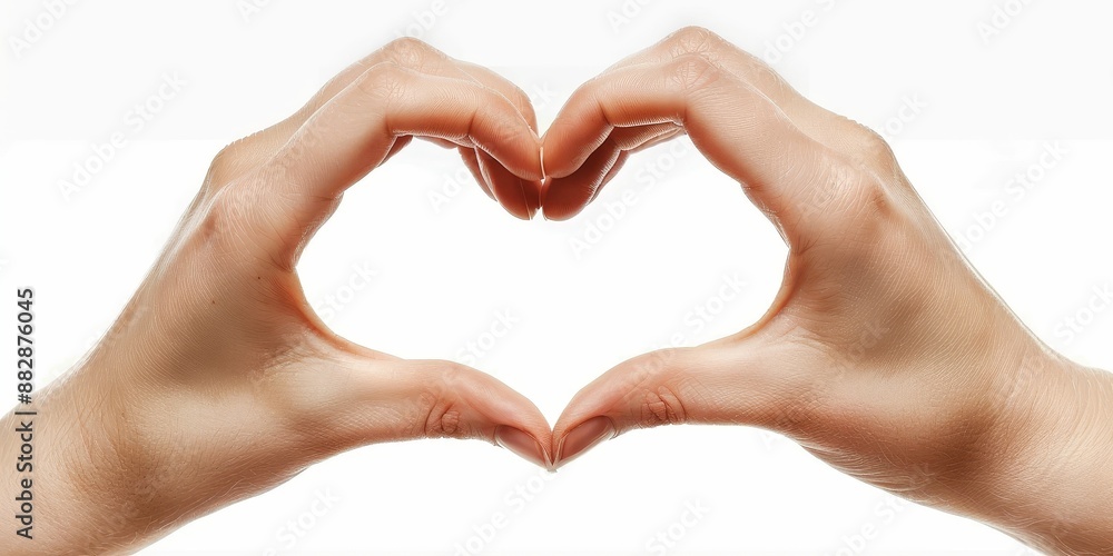 Obraz premium Hand gesture concept