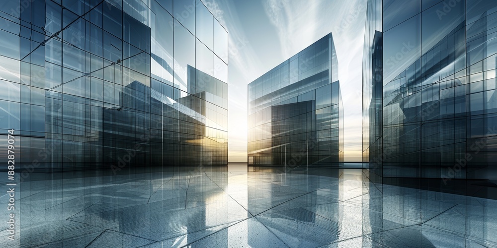 glass minmalistic architectural forms glass minmalistic architectural forms