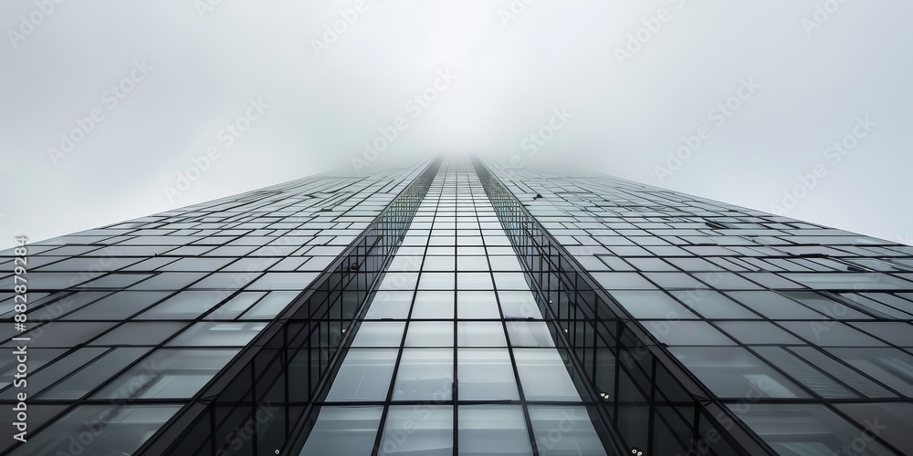 Fototapeta premium glass minmalistic architectural forms