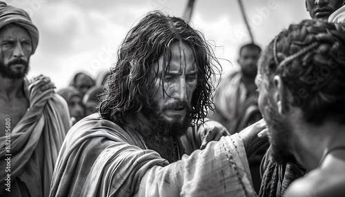 Jesus with peoples