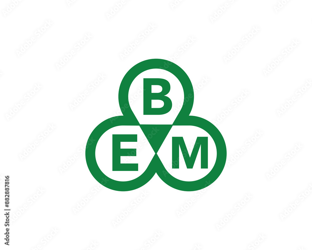 BEM logo design vector template. BEM logo design. BEM logo design vector template. BEM logo design.