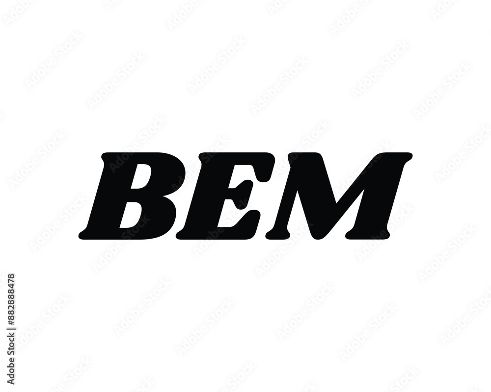 BEM logo design vector template. BEM logo design. BEM logo design vector template. BEM logo design.