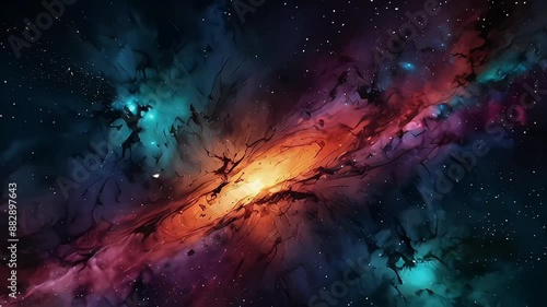 Wallpaper Mural Space galaxy background Torontodigital.ca