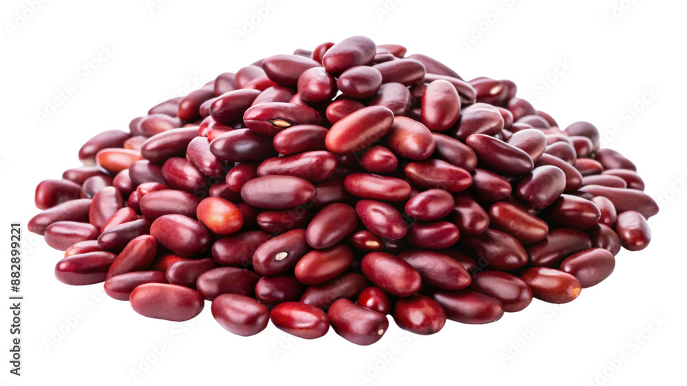 Red kidney beans isolated on a white background Red kidney beans isolated on a white background