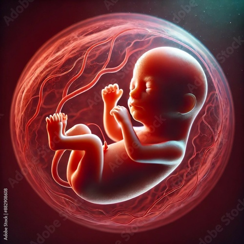 Fetus Developing in the Womb
