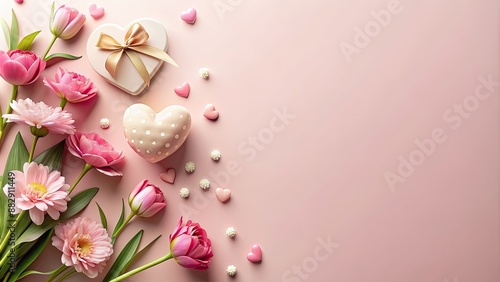 Chic Mother's Day background featuring modern design elements , Mother's day, celebration, holiday, love, family