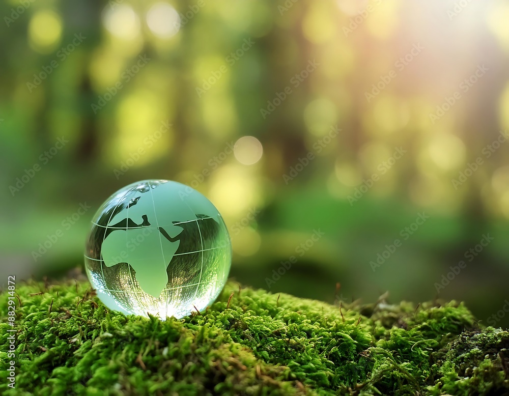 Sustainable environmental friendly goal development green business strategy, ecology concept Sustainable environmental friendly goal development green business strategy, ecology concept