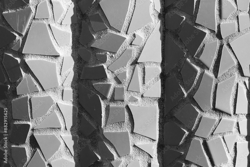 mosaic tile in black and white mosaic tile in black and white