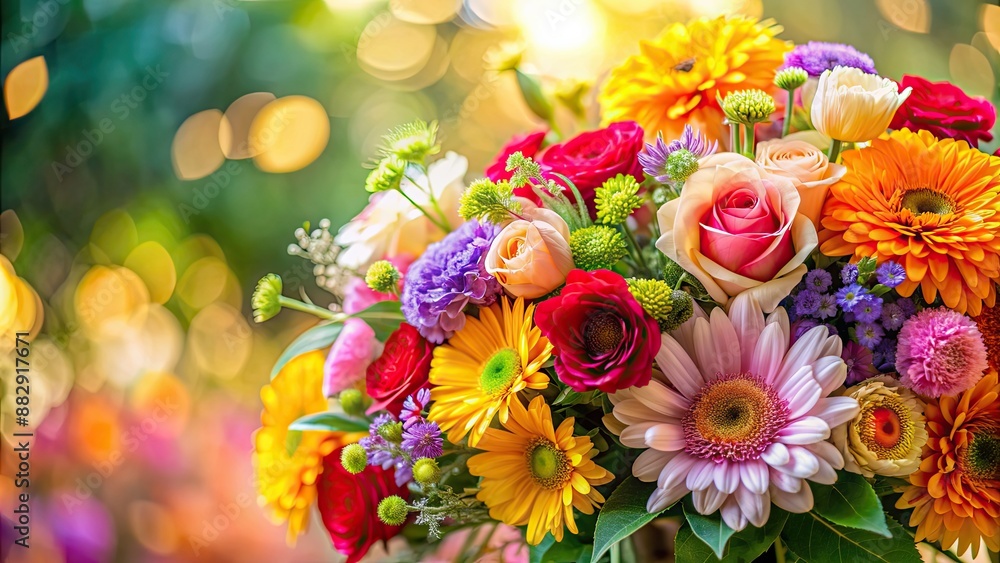 Close-up of a colorful bouquet of flowers with a blurred background, spring, nature, floral, vibrant, beauty, blooming Close-up of a colorful bouquet of flowers with a blurred background, spring, nature, floral, vibrant, beauty, blooming