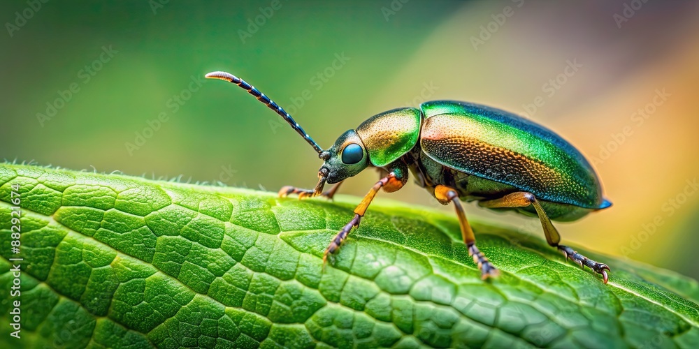 Beetle crawling on a green leaf, beetle, insect, nature, leaf, green, wildlife, outdoors, close-up, macro, small, black, bug Beetle crawling on a green leaf, beetle, insect, nature, leaf, green, wildlife, outdoors, close-up, macro, small, black, bug