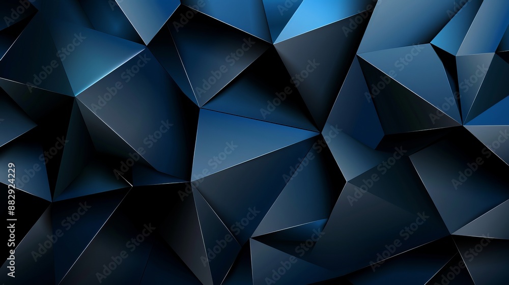 Abstract Blue Geometric Pattern Abstract Blue Geometric Pattern