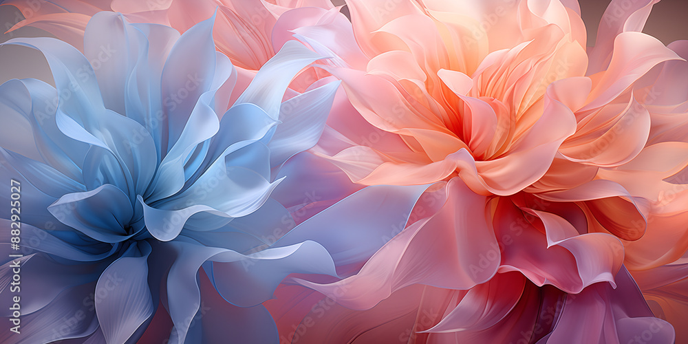 Abstract flowers image with a combination of colors for wallpaper background for advertising or gift wrapping and web design.
Abstract flowers image with a combination of colors for wallpaper background for advertising or gift wrapping and web design.