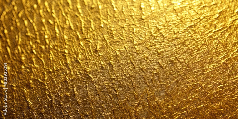 Fototapeta premium Close-up of textured gold material, gold, jewelry, metal, luxury, shiny, texture, elegant, expensive, valuable, design