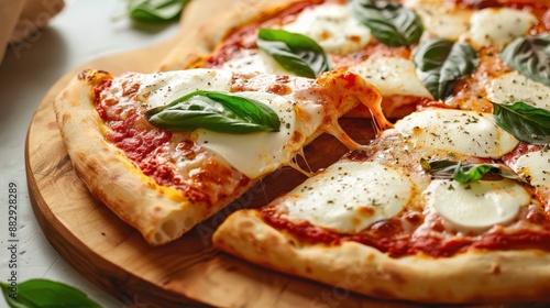 Homemade pizza close-up