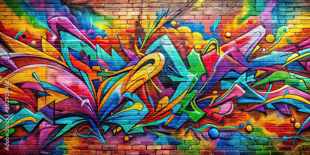 Colorful abstract graffiti spray pattern on the wall, graffiti, street art, urban, spray paint, vibrant, colors Colorful abstract graffiti spray pattern on the wall, graffiti, street art, urban, spray paint, vibrant, colors