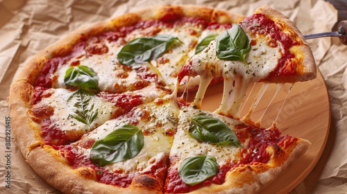 Homemade pizza close-up