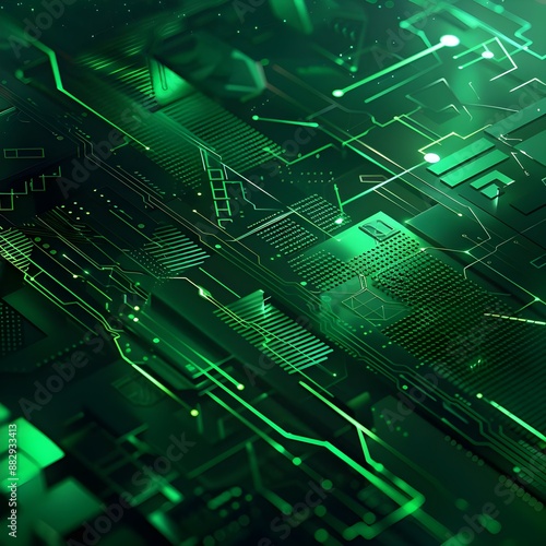 abstract corporate tech backgrounds, using green hues, futuristic style1