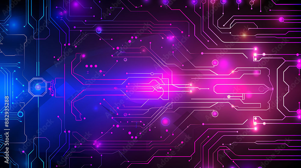 Obraz premium technology banner