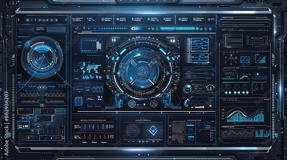 Fototapeta premium technology background