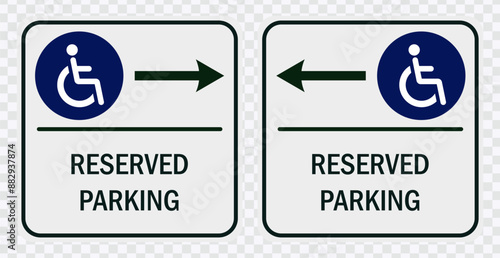 "Ensure accessibility with our Handicap Parking Signs – Reserved spaces for disabled persons, including wheelchair parking. Clear communication in urban settings."