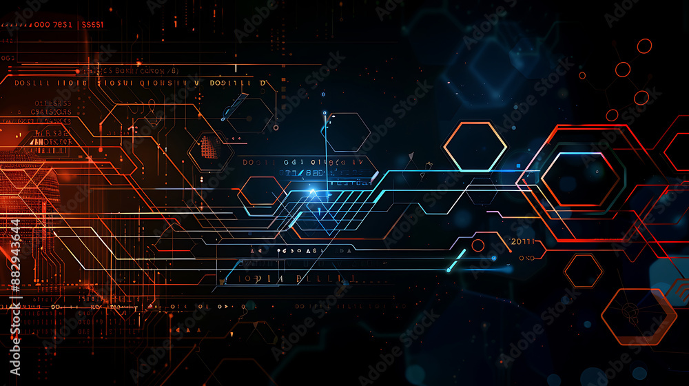 Obraz premium technology background