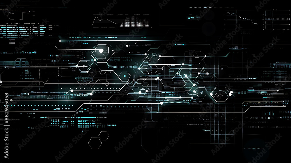 Obraz premium technology background
