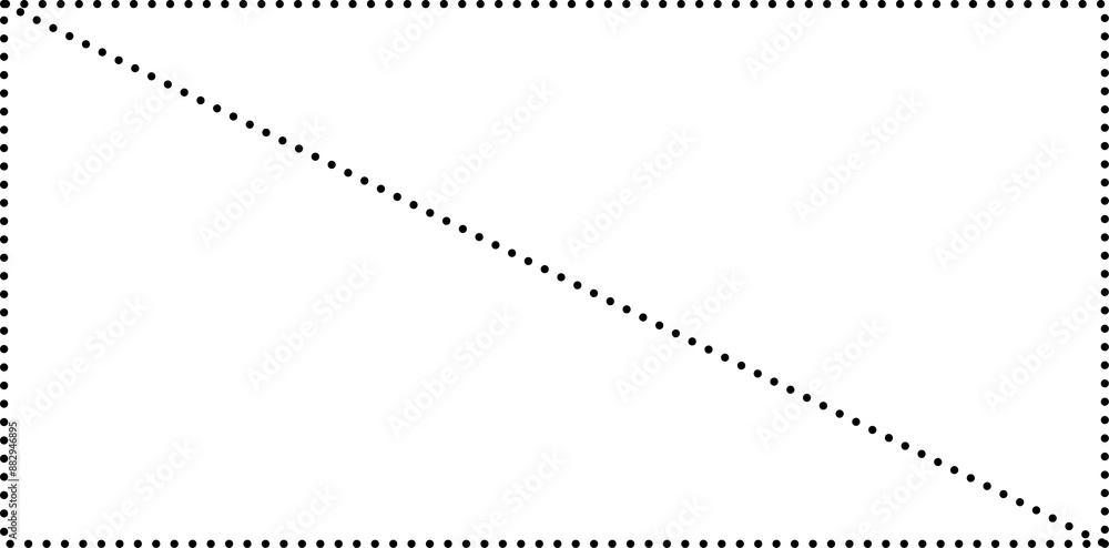 Set of square dot line shapes. Design elements Set of square dot line shapes. Design elements