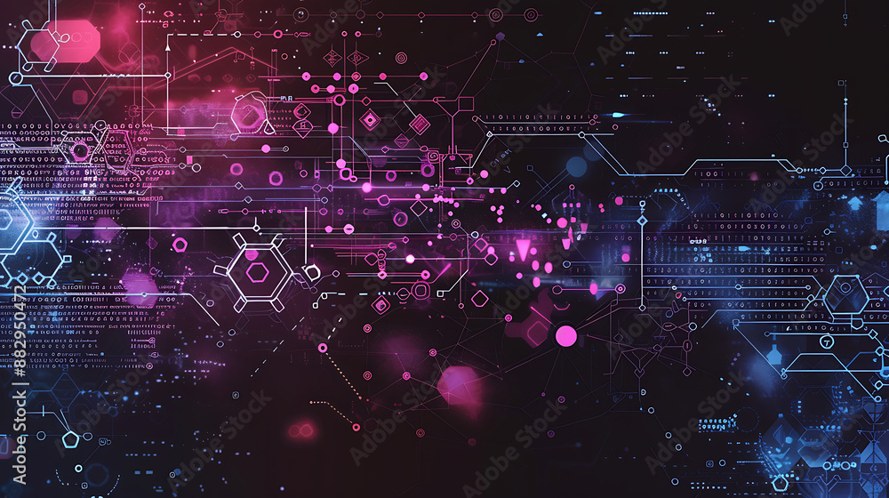 Obraz premium technology background