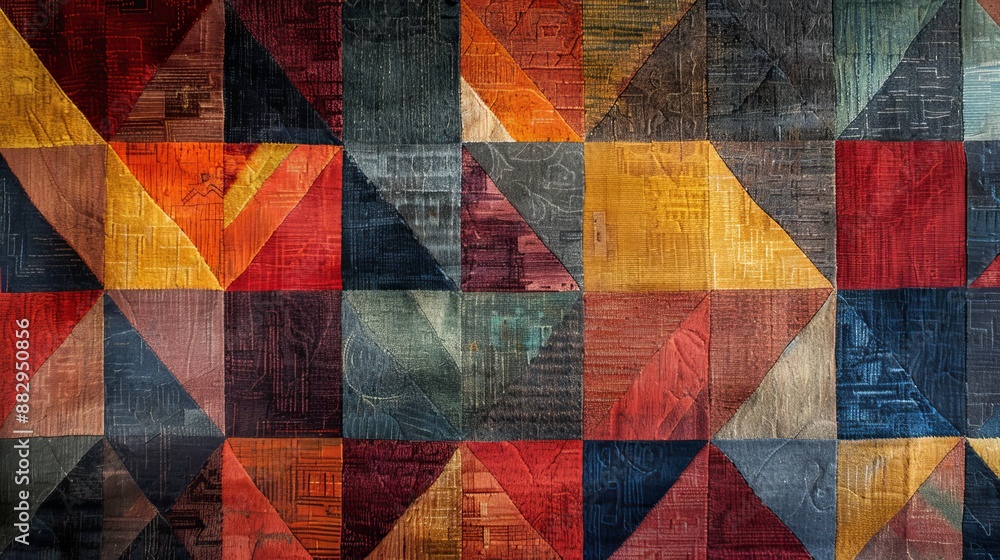 Colorful Geometric Pattern Rug Colorful Geometric Pattern Rug
