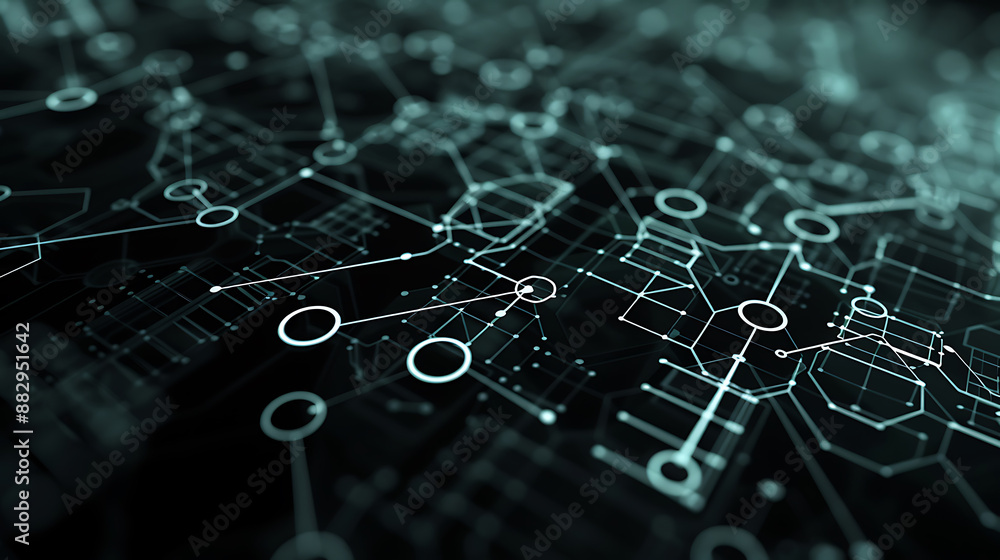 Obraz premium technology background