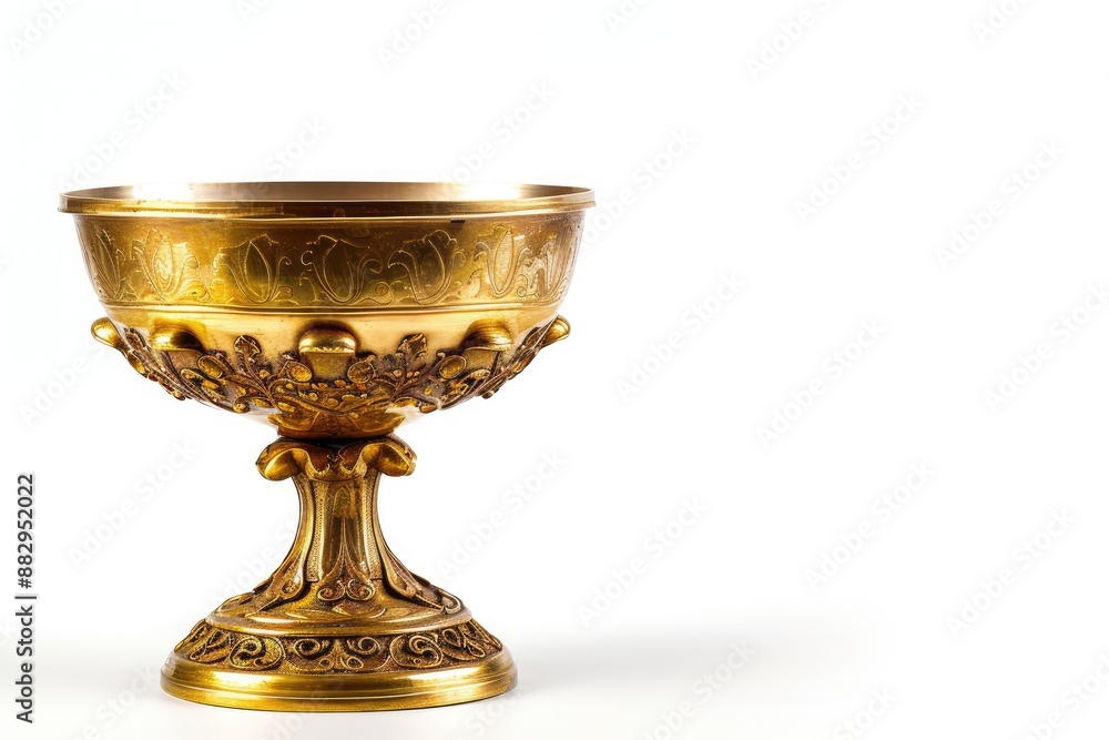 Ornate golden trophy a 3D Trophy Icon png white background Ornate golden trophy a 3D Trophy Icon png white background