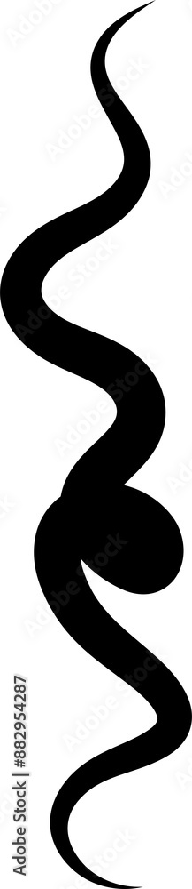 Bold curved lines. Elements for decoration Bold curved lines. Elements for decoration
