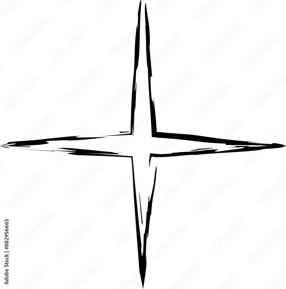 Star shapes grunge style. Design element Star shapes grunge style. Design element